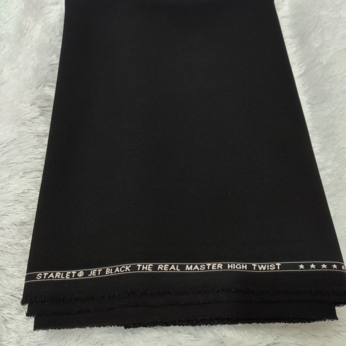 [PREMIUM] BAHAN KAIN CELANA JETBLACK ORIGINAL BY STARLIGHT - 1m / 100cm