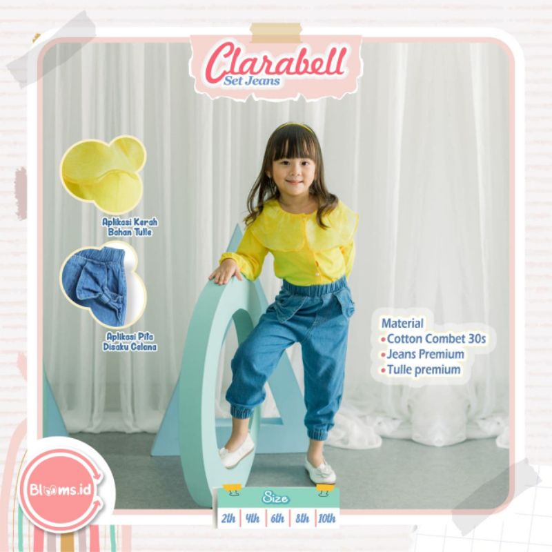 Setelan Anak Perempuan Clarabel Set Jeans