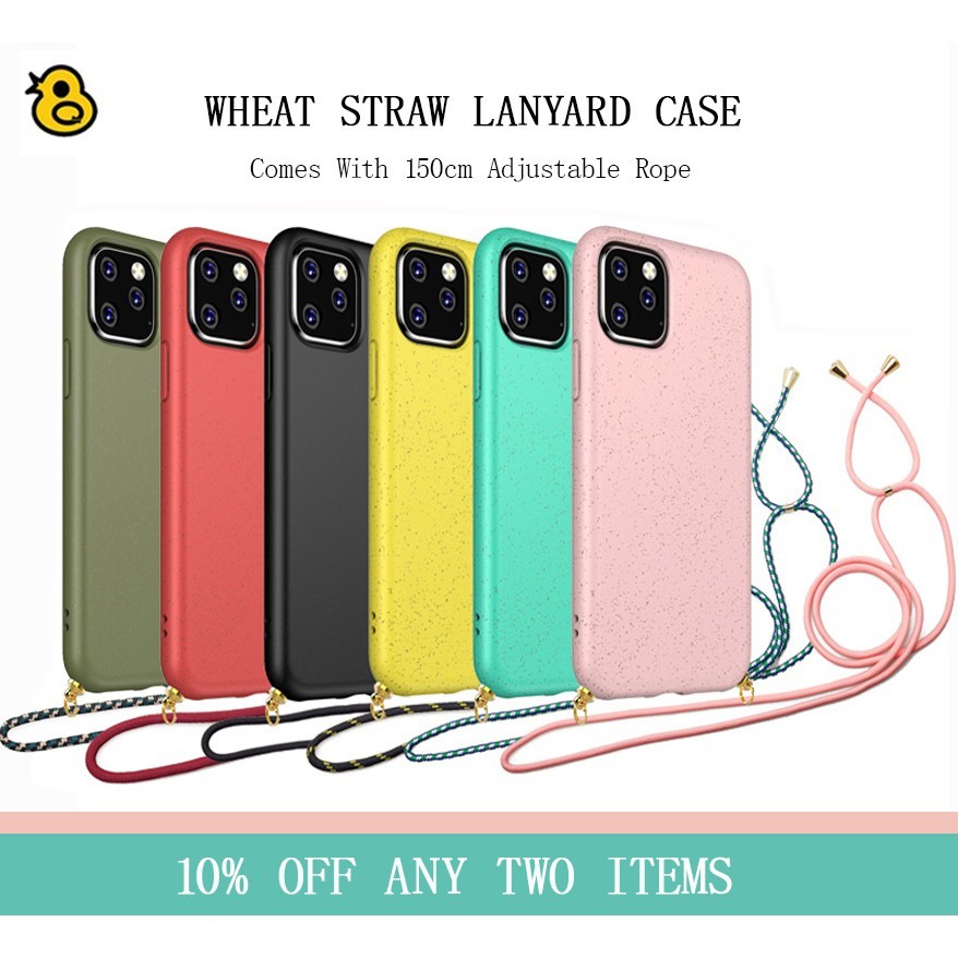 Case Dengan Lanyard Bahu 6 Warna Untuk Iphone Se 2020 11 11pro 11 Pro Max 6 6s 7 8 Plus X Xs Xr Xs Max