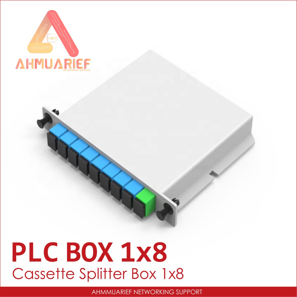 Passive Splitter PLC BOX Cassette FO  Fiber Optic Pasif Spliter FO FTTH SC UPC