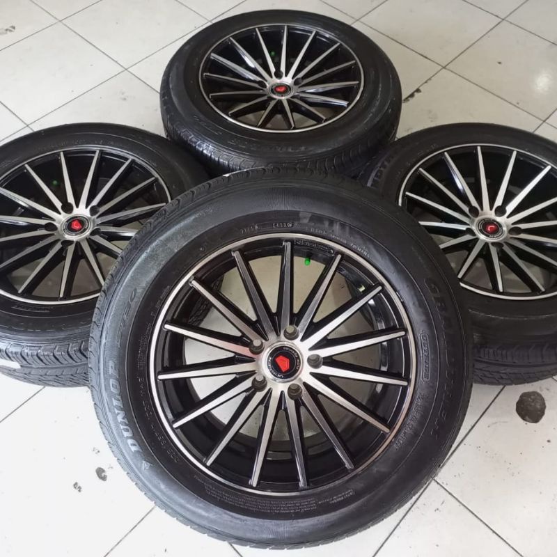 Velg Mobil Bekas RACING VOSSEN Ring 18 Ban FORCEUM  PENTA 225/60 R18 CRV HRV RUSH TERIOS
