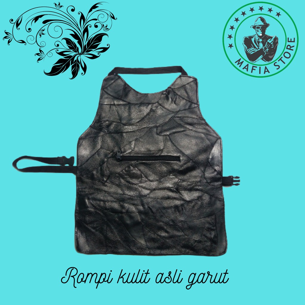 ROMPI KULIT ASLI GARUT PELINDUNG DADA ANTI ANGIN PENGENDARA