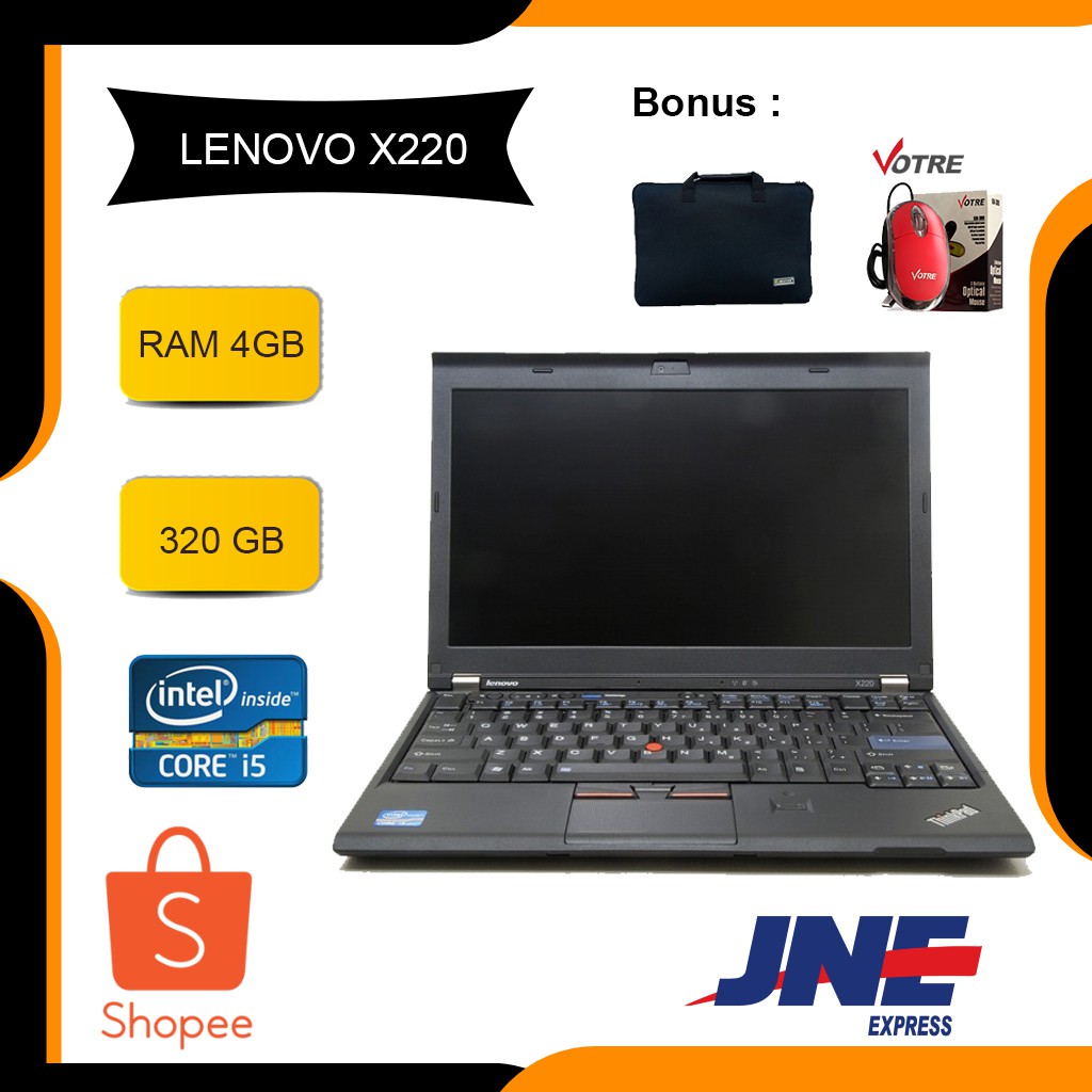 Laptop Lenovo X220 Core i5 | Core i7  - Super murah - Bergaransi - Berkualitas Tinggi
