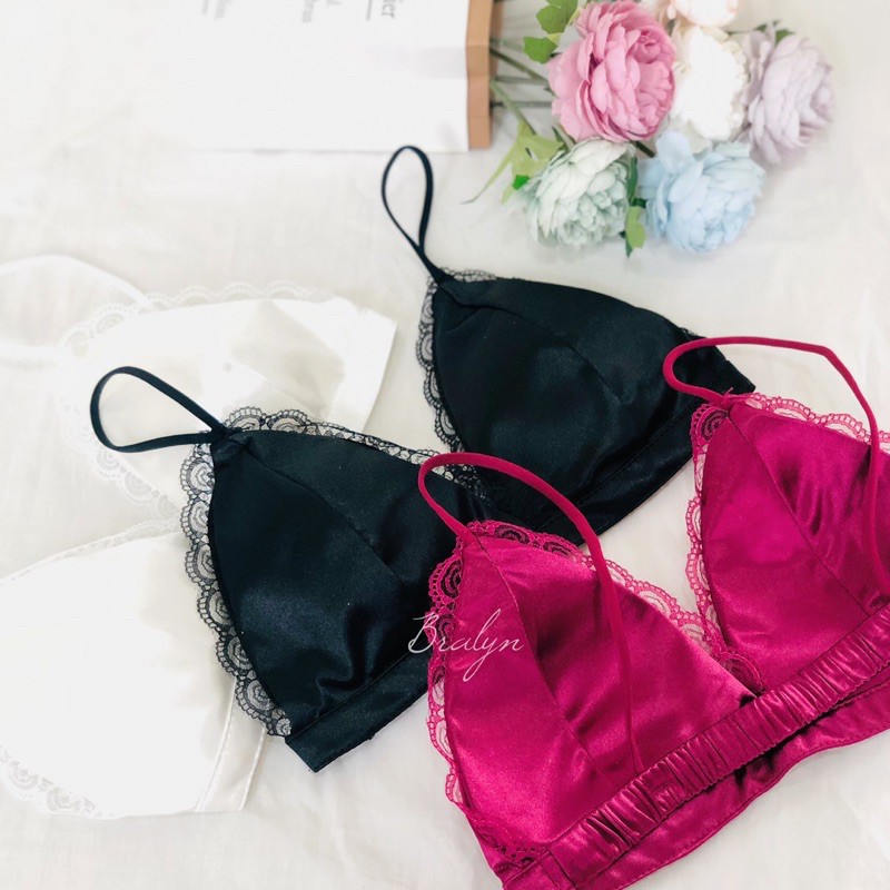 COD SASSY BRALETTE (bra,push up bra,bralette,satin bra,bikini,lingerie,sexy crop top,sexy atasan)