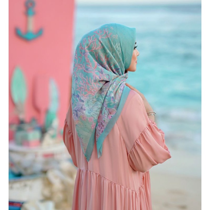 Buttonscarves Disney warna best seller TEAL