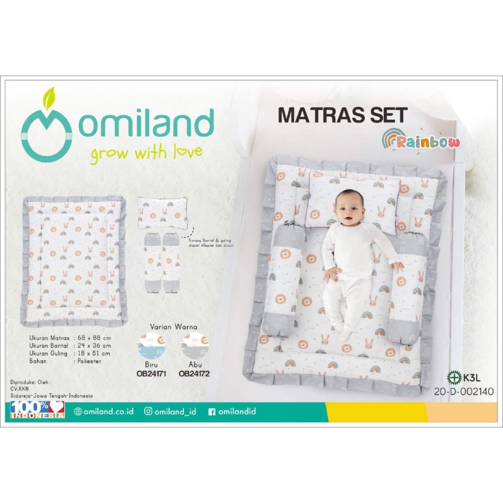 OMILAND BABY MATRAS PANDA SERIES / ALPACA SERIES / RAINBOW SERIES OMILAND