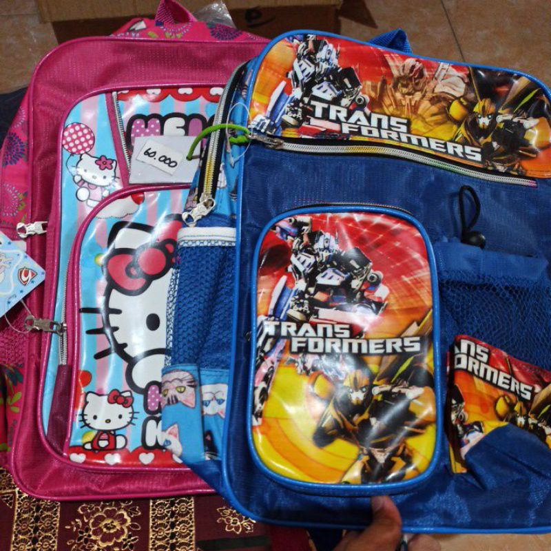 Obral Tas Ransel Random Ukuran Tas Tingkat TKB-SD