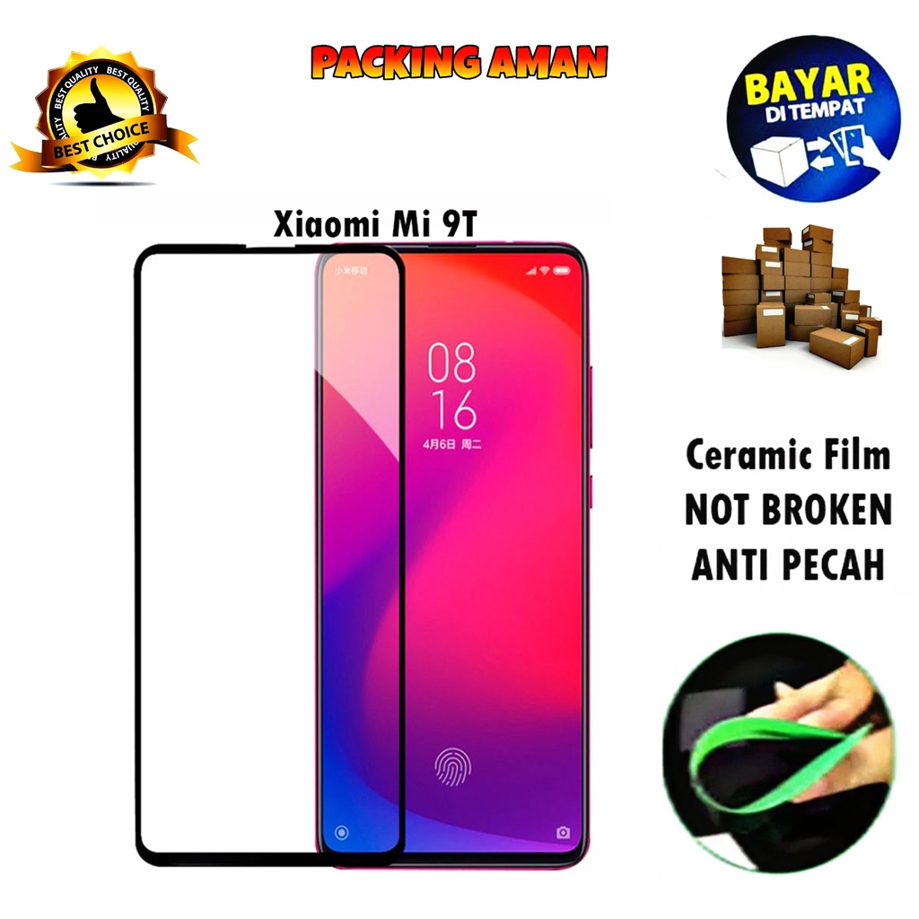 Tempered Glass Xiaomi Mi 9T FULL COVER FULL SCREEN Ceramic Film Anti Gores