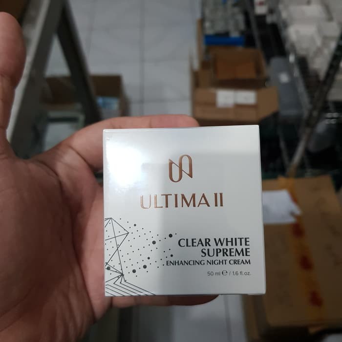 Ultima Ii Clear White Supreme Enhancing Night Cream 50ml