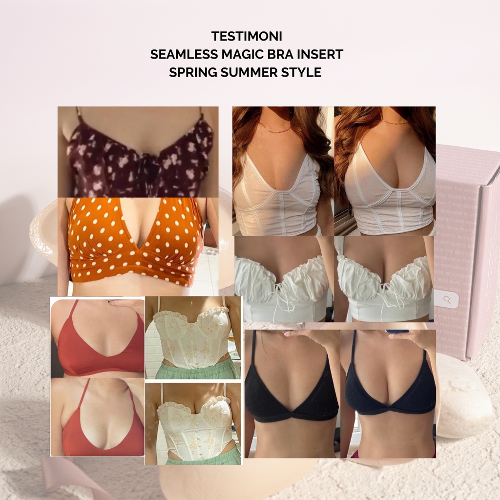 SpringSummerStyle Seamless Magic Bra Insert / Bra Pad-6