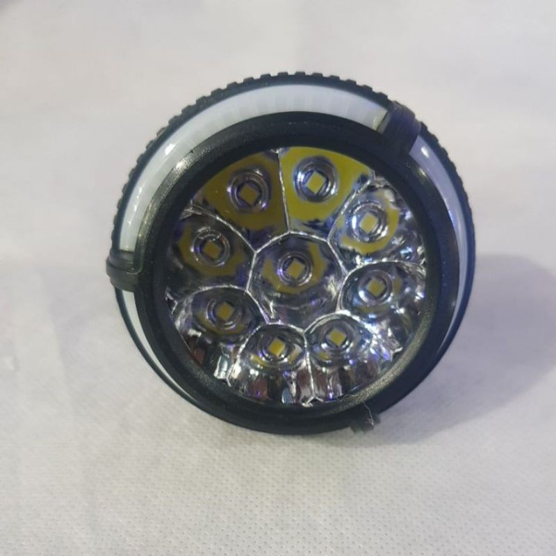Lampu Tembak Sorot Led Breket  spion 9led angel aye 5mode