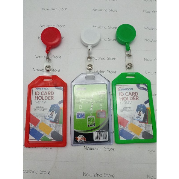 

Gantungan id card yoyo dof dengan tempat id karet ruber 1 kartu T014