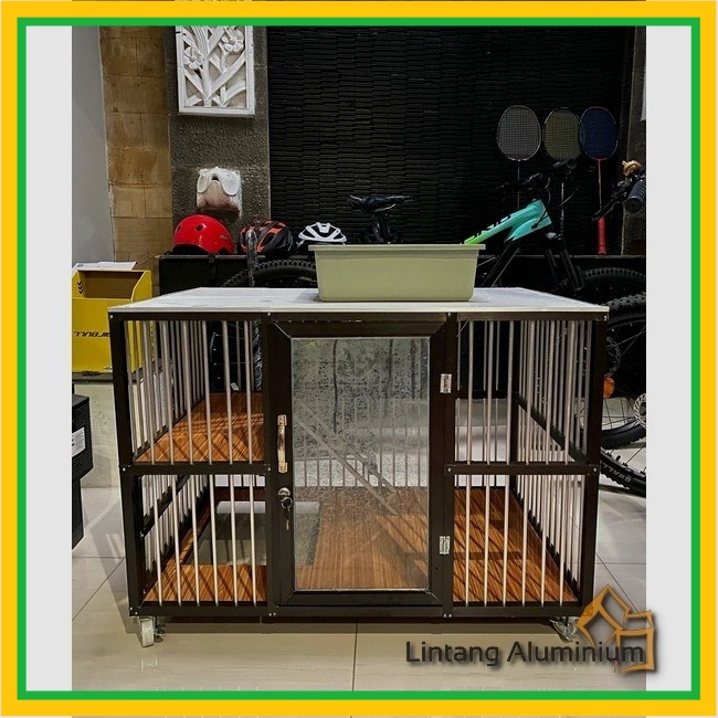 KANDANG KUCING ALUMINIUM MINIMALIS