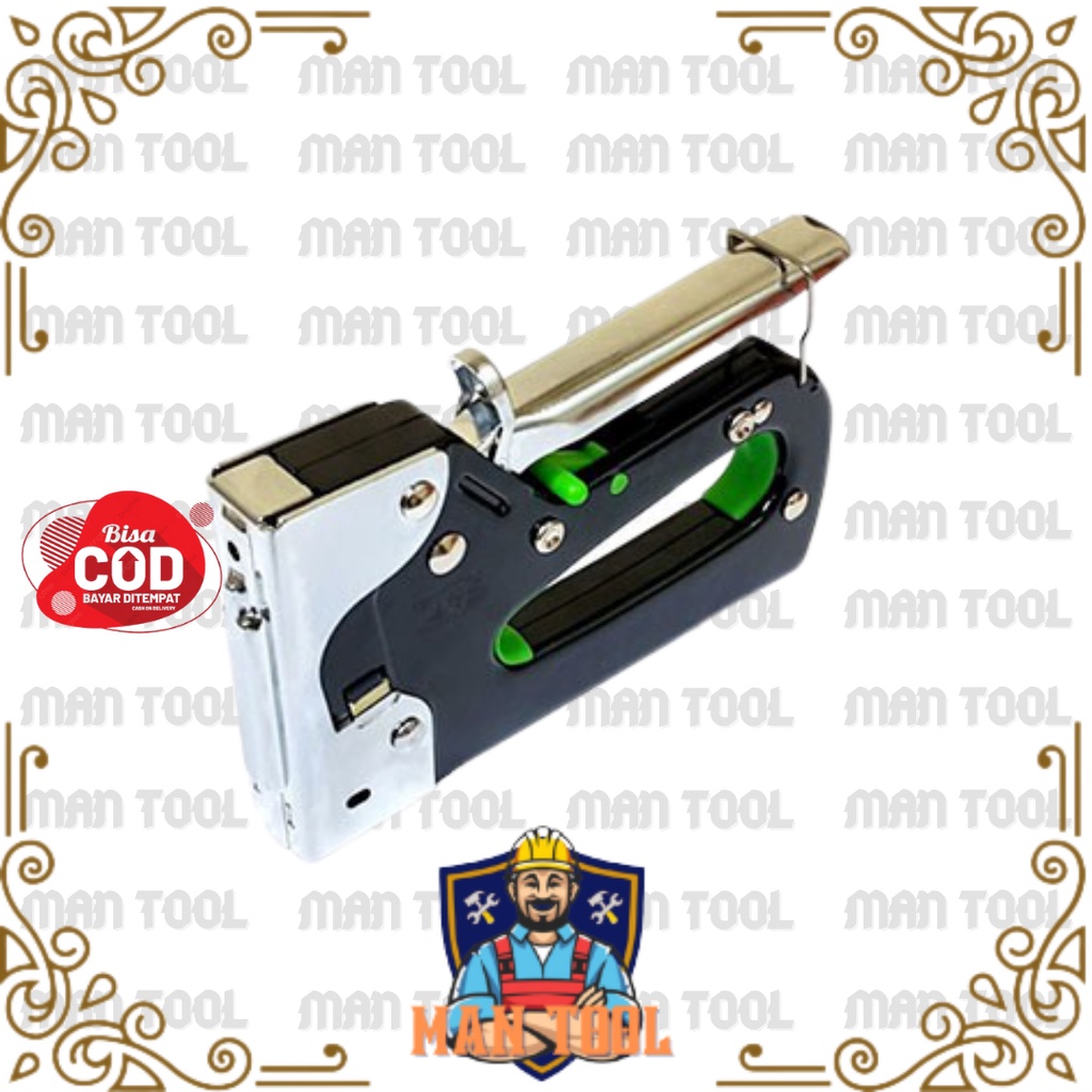 

Staples Tembak / Staple Gun Tacker 3 in 1 TEKIRO 6-14 mm GT-SG1672 Murah Berkualitas - ManTool