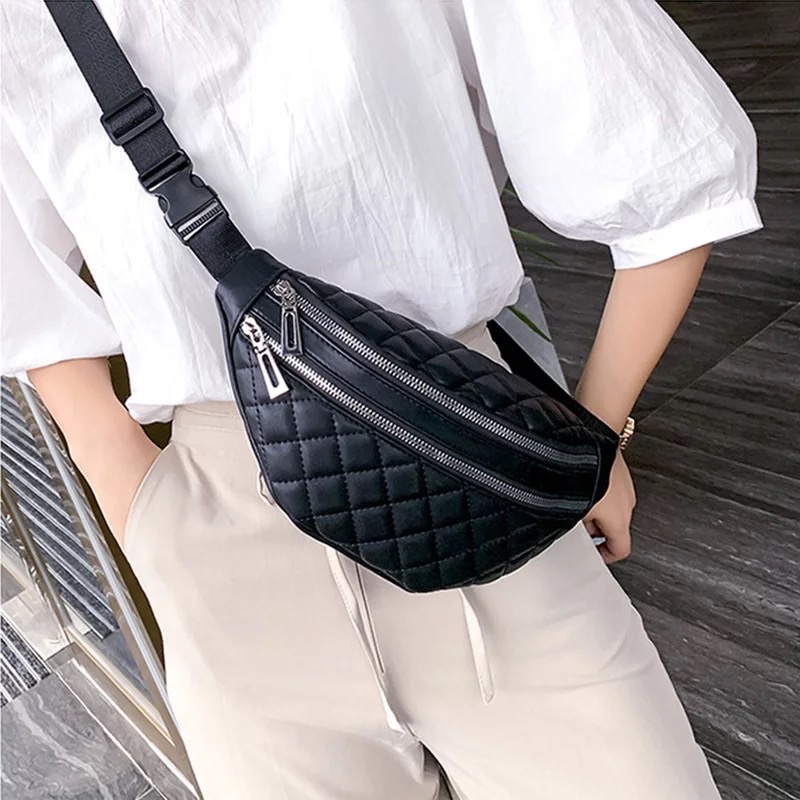 2023 FLASH SALE ! WAISTBAG BORDIR SAKU DUA - TAS SELEMPANG WANITA/PRIA TERBARU - KODE TAS NAGITA