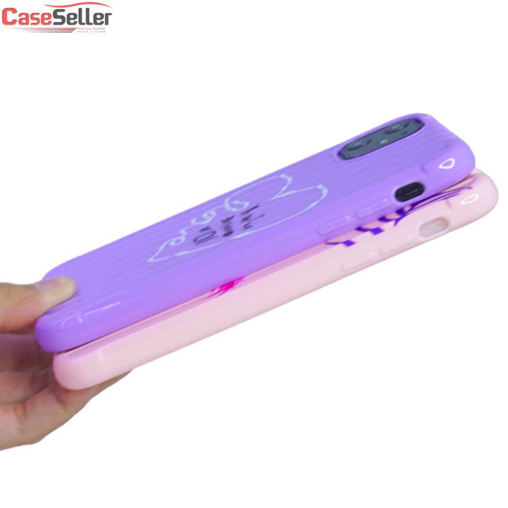 CaseSeller - TPU Motif Koper Softcase Cartoon Vivo V15 Y19 Y91 Y91C