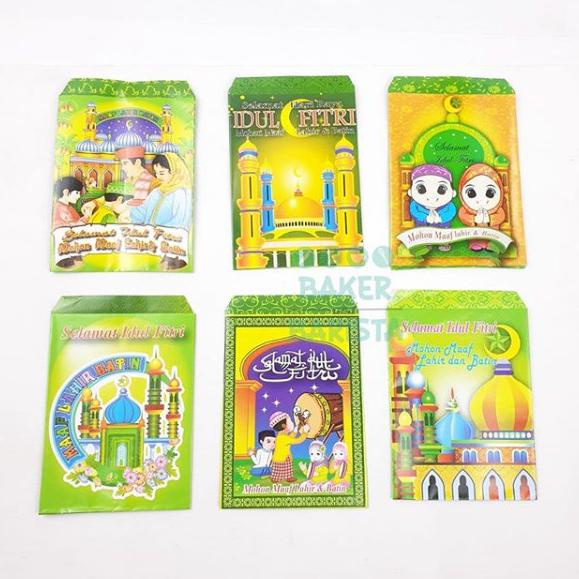 

Amplop Lebaran S / Amplop Idul Fitri / Angpao Lebaran (1pak isi 6pcs) bakernbar99 Juara