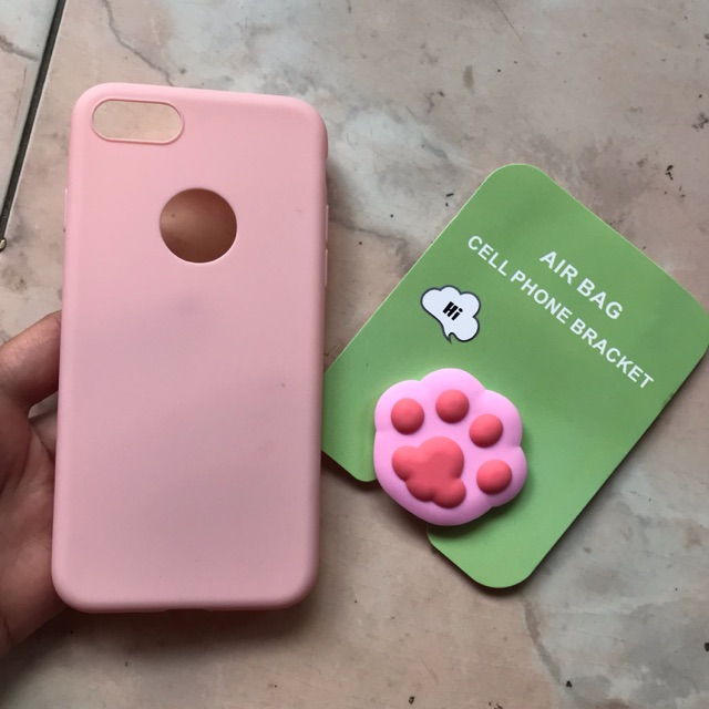 Soft Case Iphone 7/8 dan Airbag Bracket