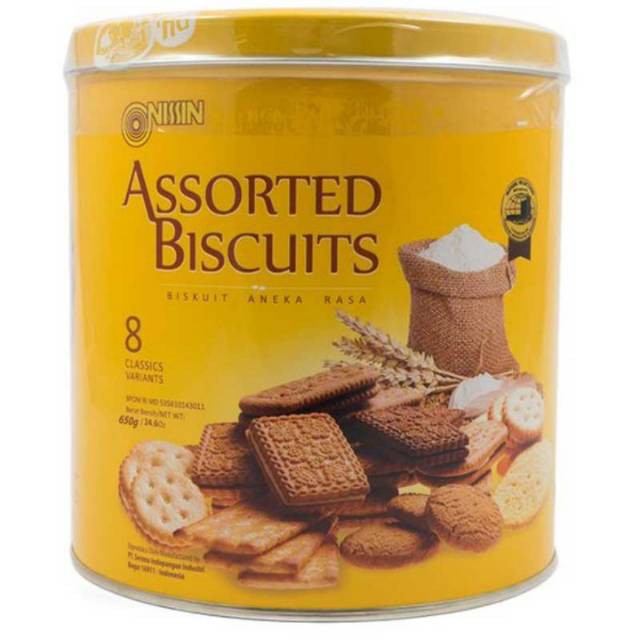 

Biskuit Nissin Assorted Yellow Kaleng 650 gr