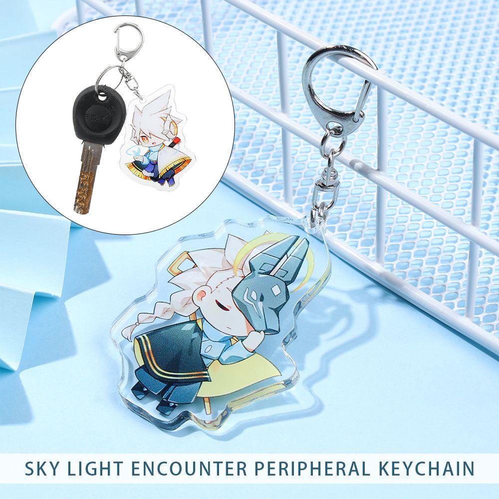 Top Sky Light Encounter Ornaments Liontin Gantungan Kunci Shiratori Acrylic