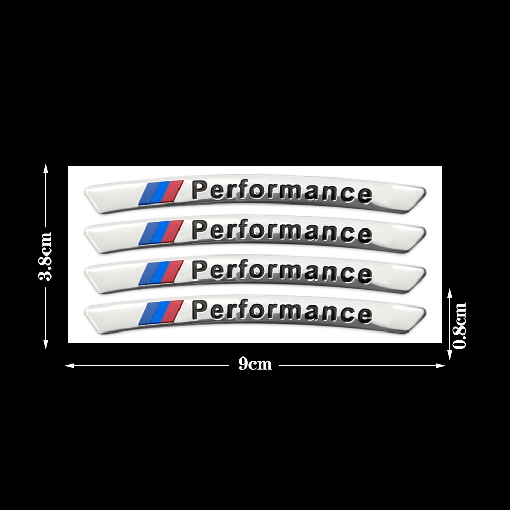 4pcs Stiker Velg Mobil Bmw X5 E70 X6 E71 E72 G20 G15 G32 G11 G02