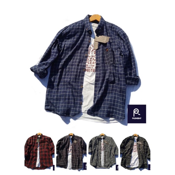 Kemeja flanel / Kemeja flanel modern / kemeja flanel pria / kemeja flanel import