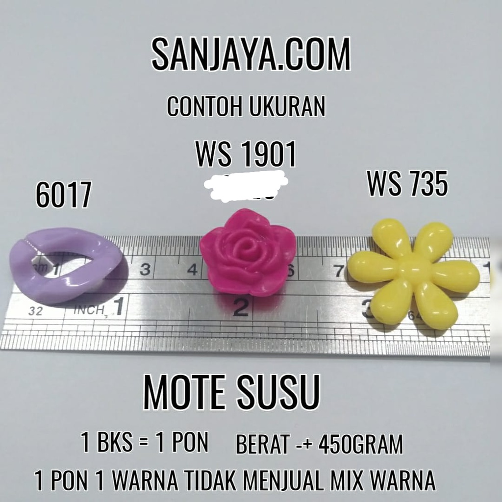 MOTE SUSU / MANIK SUSU / MANIK BUNGA / MANIK SUSU BUNGA KINCIR / MOTE SUSU WS 735
