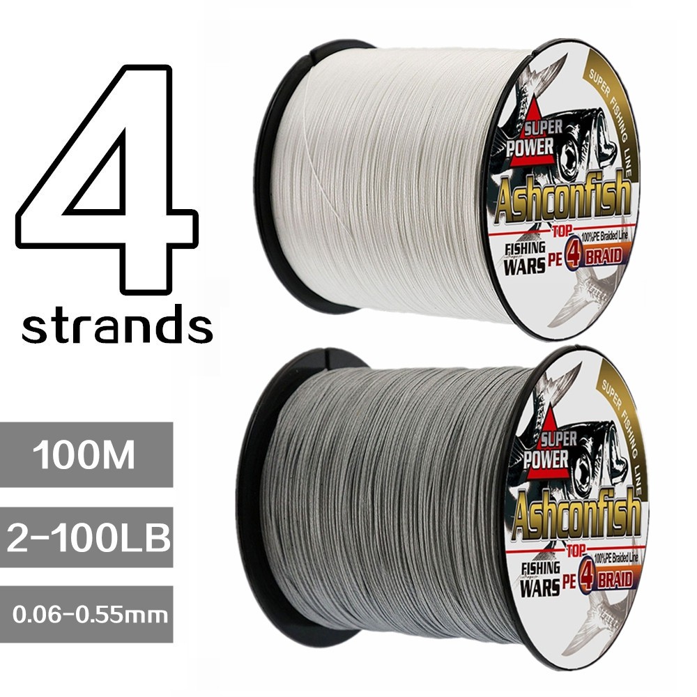 Ashconfish 100M X4 Tali  Pancing  Dyneema Multifilament 