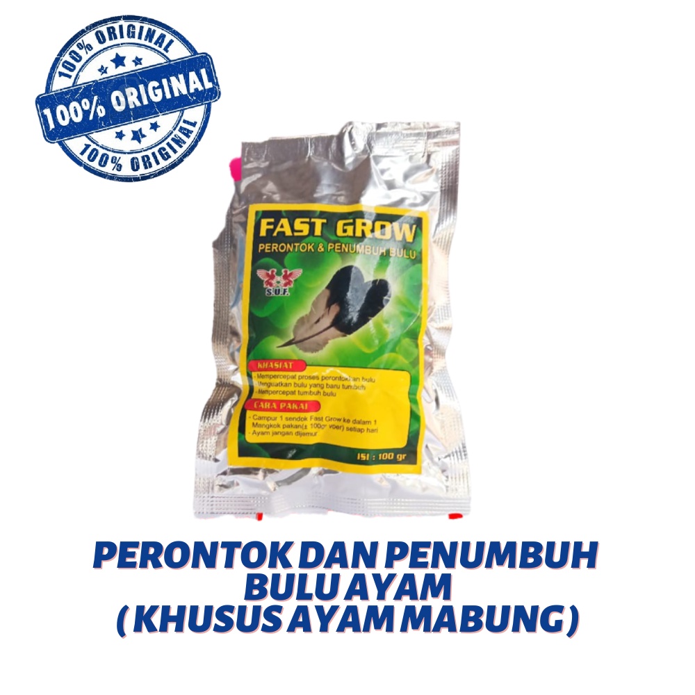 FAST GROW - perontok bulu ayam