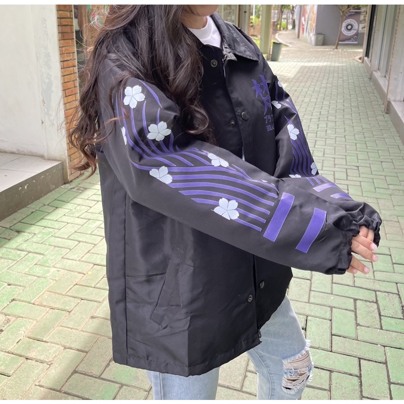 Jaket Coach Brahman Gang Kawaragi Senju V2 Anime Manga Tokyo Revengers Premium Unisex