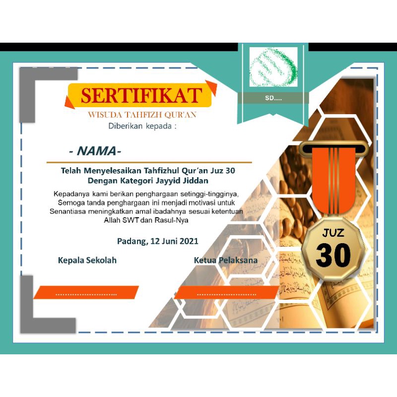 jasa desain sertifikat