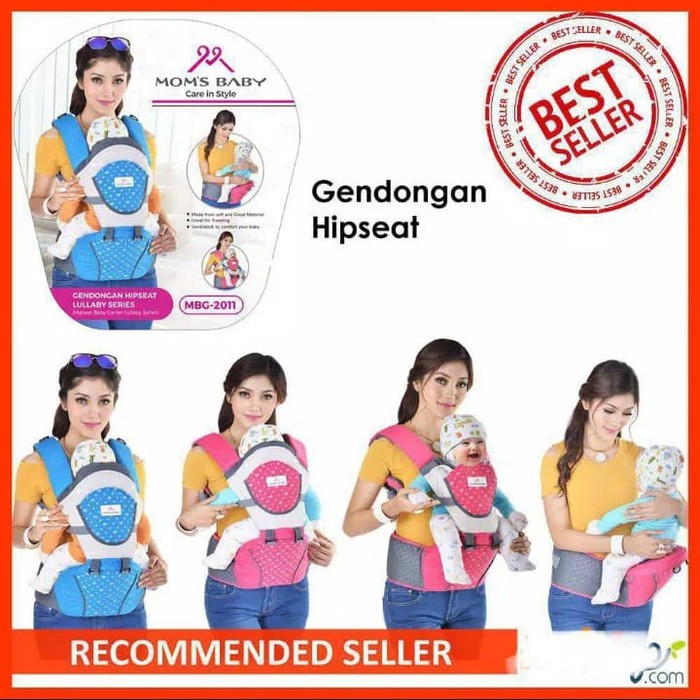 Gendongan Bayi Depan Hipseat Mom's Baby - Hipseat Lullaby Series