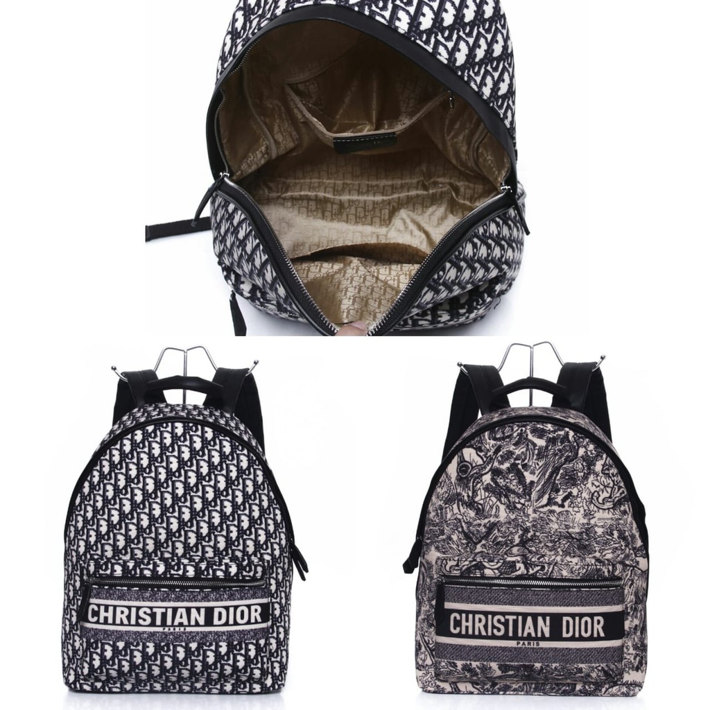 SUPPLIER TAS BRANDED Ransel Dior Embroidered Canvas Seprem 7722