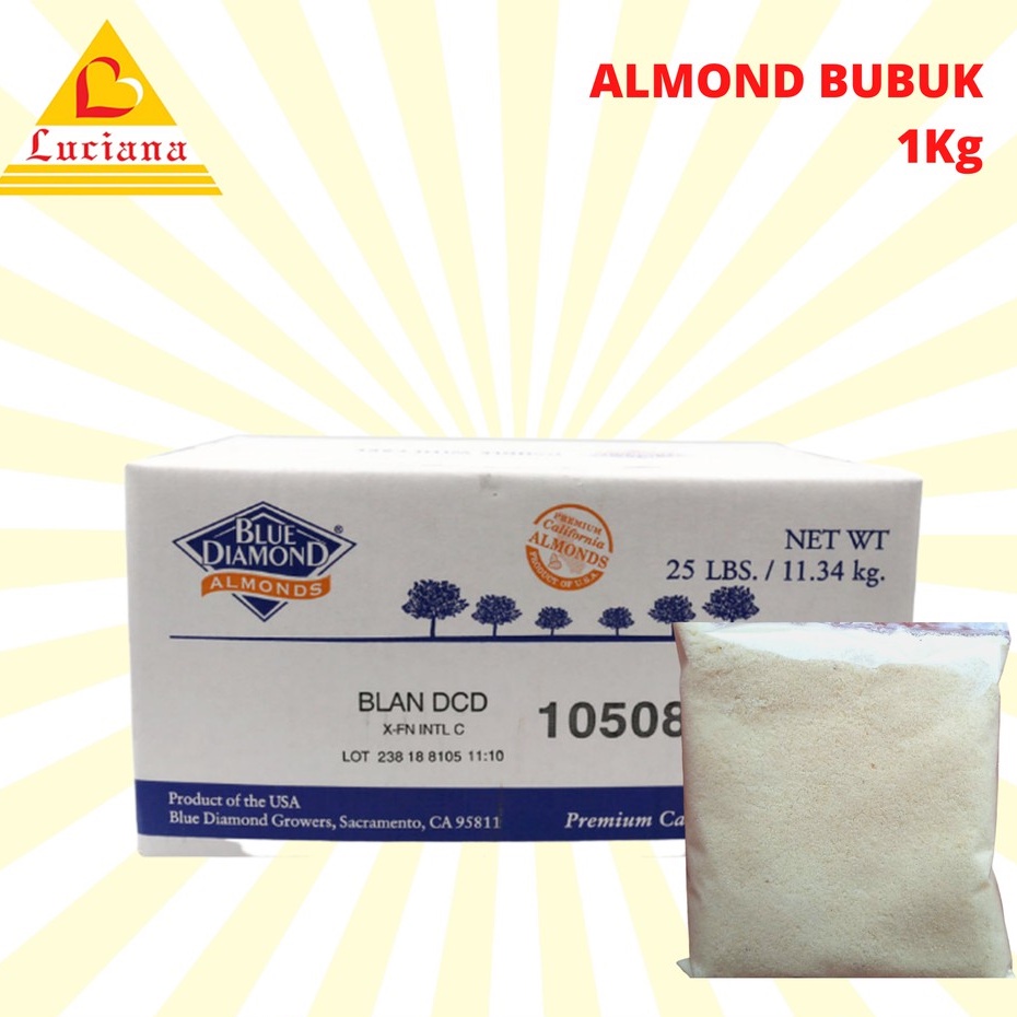 

Almond powder (Almond bubuk) repack 1Kg