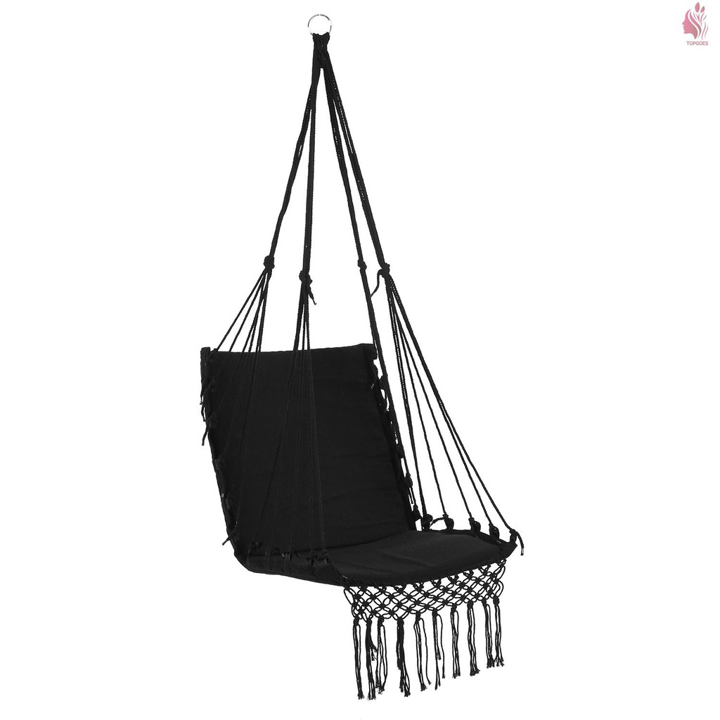 Tg Camping Hammock Safety Hanging Hammock Chair Swing Rope Outdoor Indoor Hanging Chair Garden Shopee Indonesia