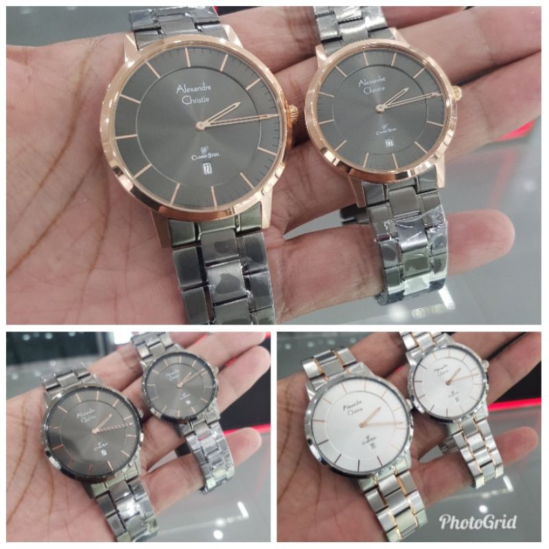Jam Tangan Alexandre Christie Ac 8639 Sepasang / Couple Original Garansi Resmi