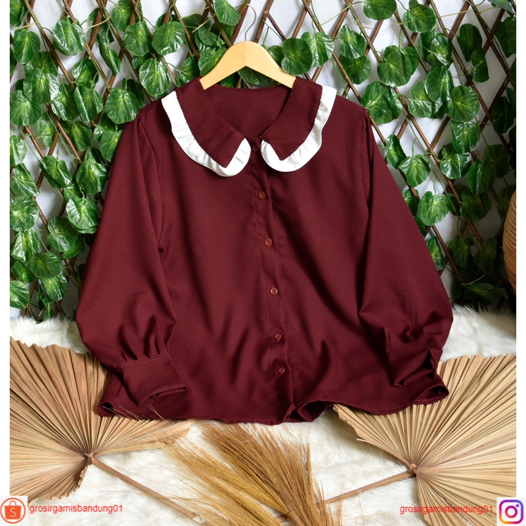 Jessie Top | Blouse Korea | Atasan Wanita | Fashion Muslim Baju Kemeja Wanita Muslimah | Blouse Rema
