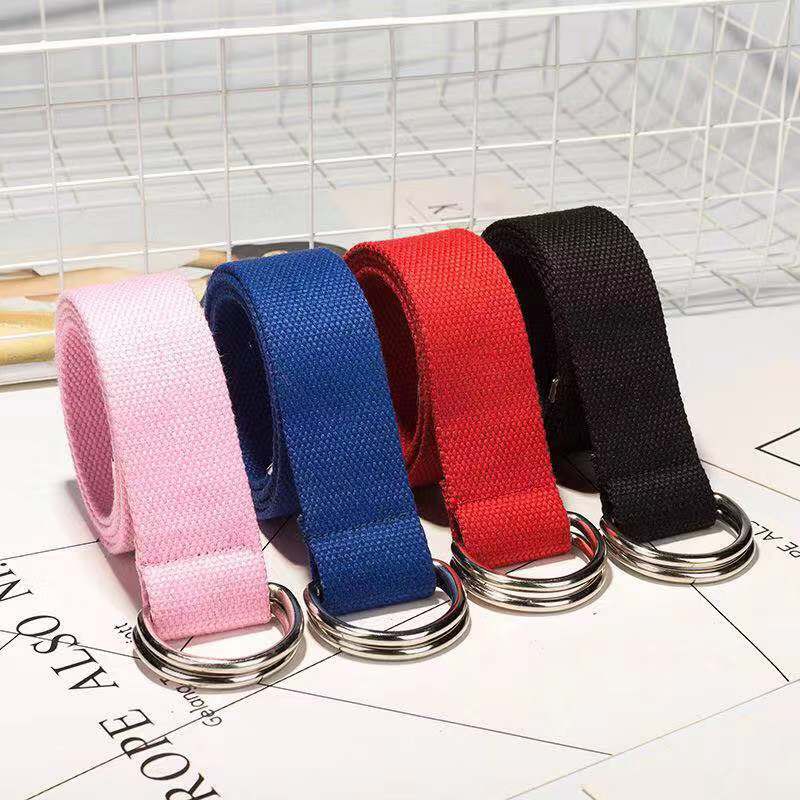 (BISA COD)RINGBELT/RING BELT/ ( NYLON 2,5 cm)IKAT PINGGANG/BELT FASHION KOREA