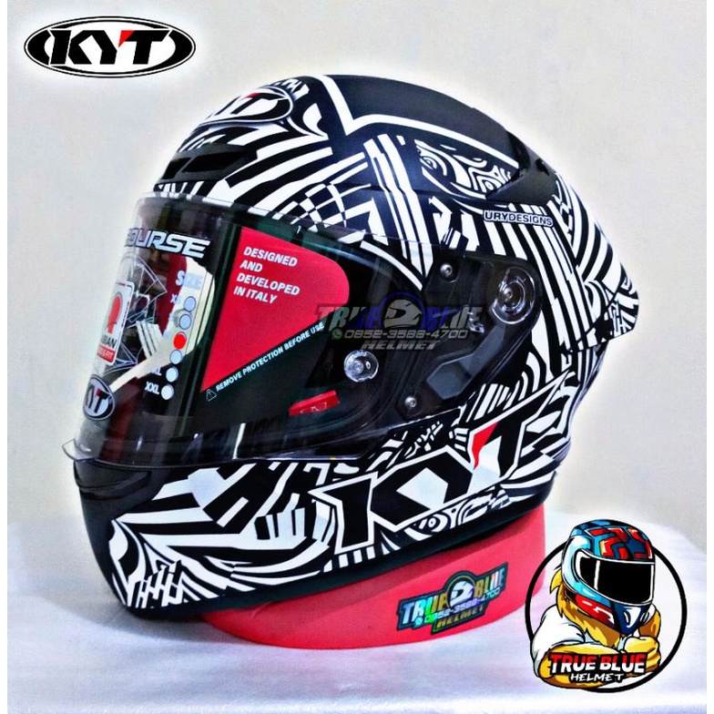 Helm KYT TT Course / KYT TTC Original (Ongkir Termurah 2Kg)-5