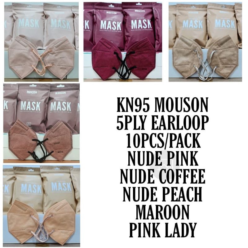 Masker KN95 Mouson Nude Series
