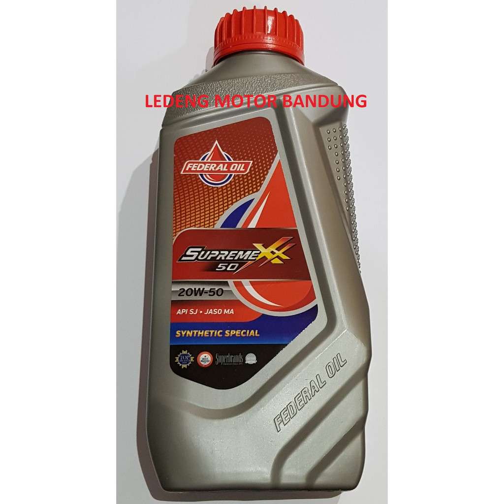 Oli Federal Supreme XX  API SJ Jaso MA Motor Bebek 800ml