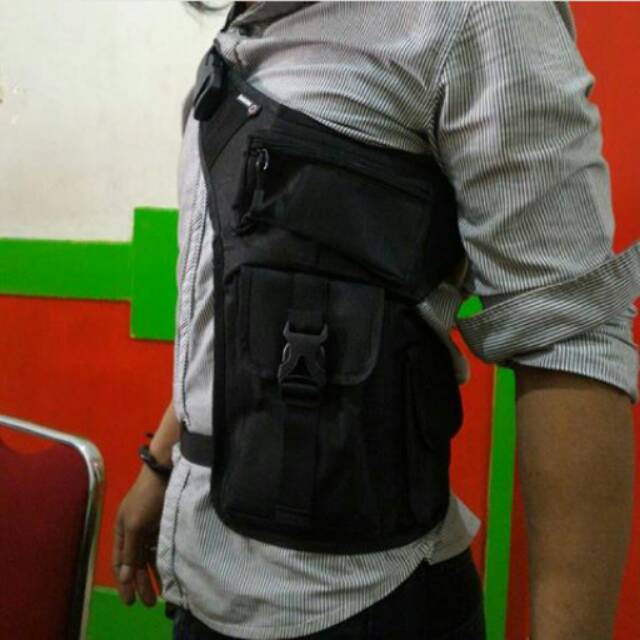 Tas paha tactical multi slempang hidden mode fbi