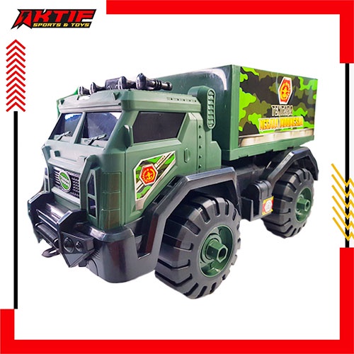 Mainan Anak Truk Box Tentara  Jumbo/ Truck Box Jumbo Toys AK58 JSP