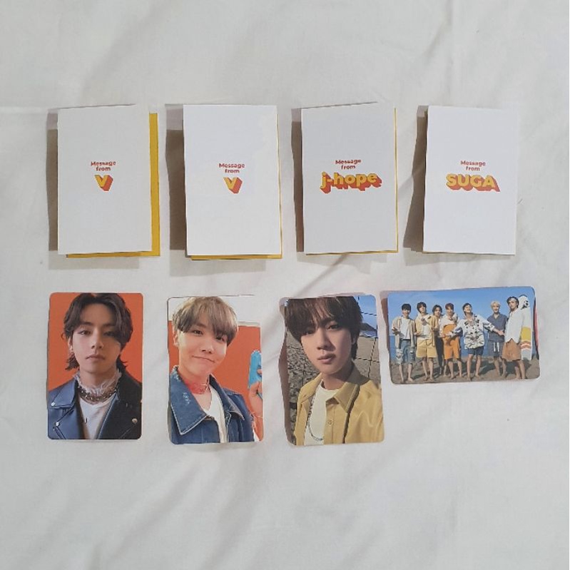 BTS - Butter Photocard & Message Card [V, JIN, SUGA, J-HOPE]