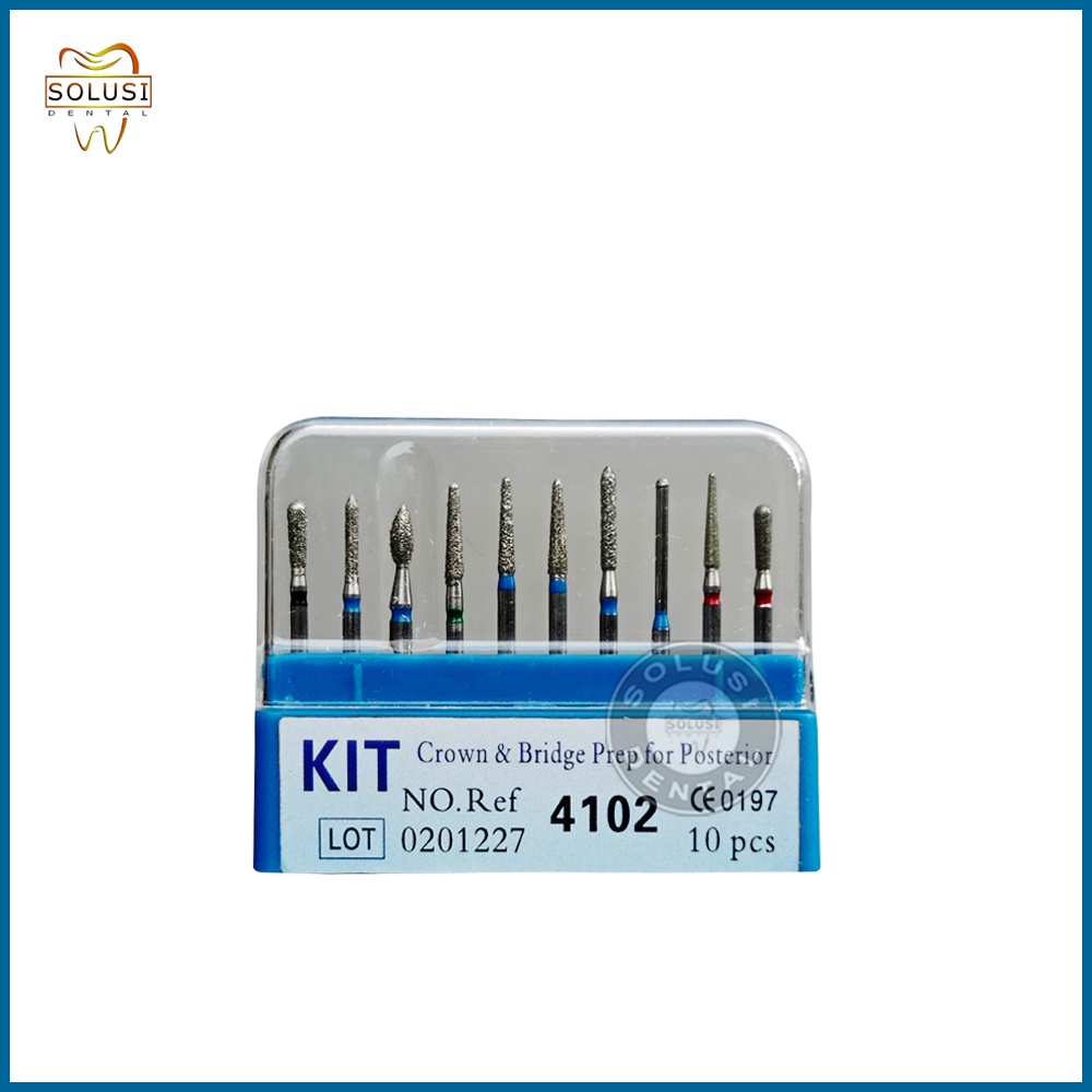 Dental bur crown preparasi posterior KIT 4102