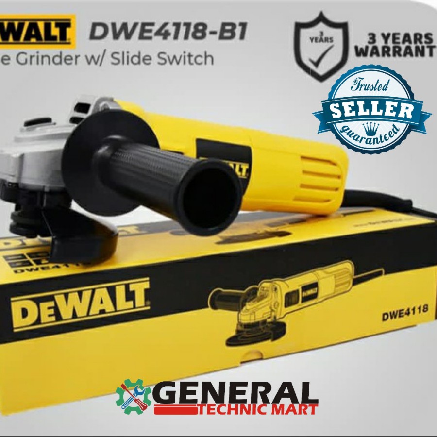 DEWALT DWE4118 gerinda tangan 4 inch VARIABLE SPEED