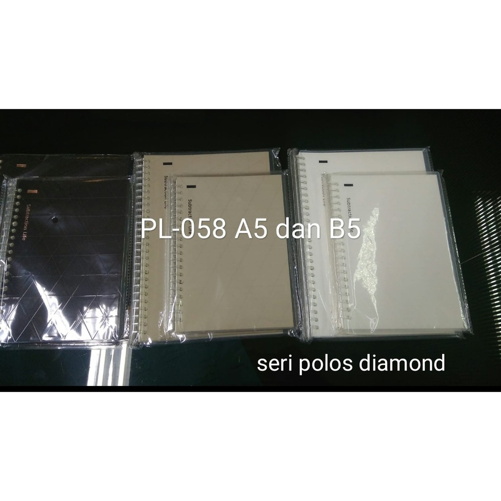 

map looseleaf transparan a5 corak terbaru diamond wengu