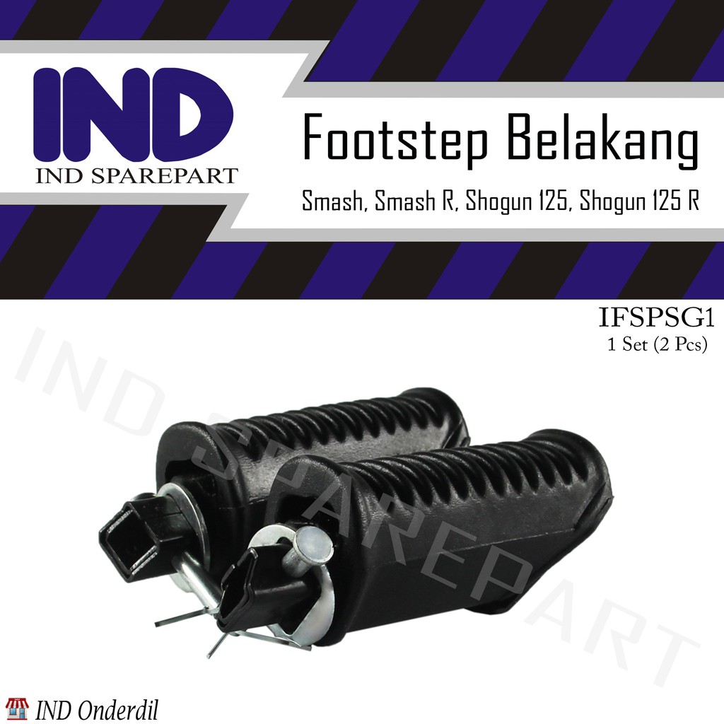 Karet Footstep/Foot Step Belakang Smash &amp; Shogun 125 &amp; Smash R