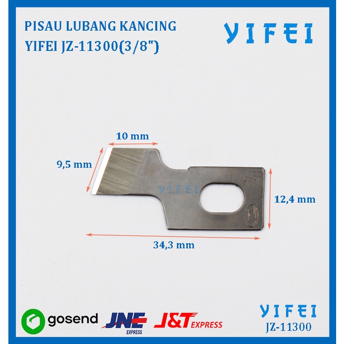 PISAU LUBANG KANCING B2702-047(71CL) 3/8 AAA YIFEI-11300(3/8&quot;)