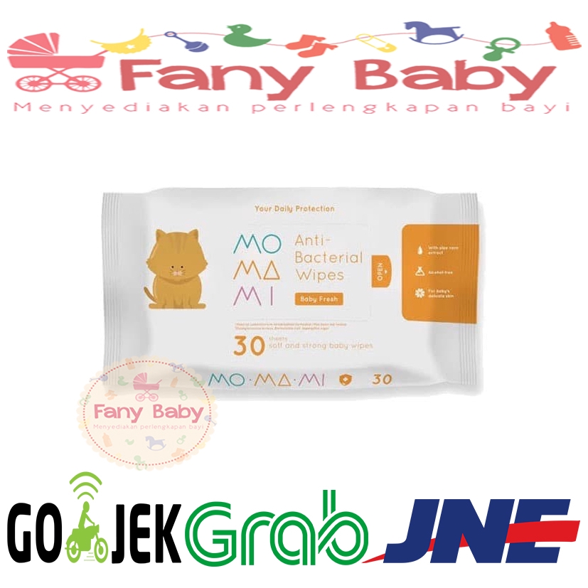 MOMAMI ANTI BACTERIAL WIPES 30'S